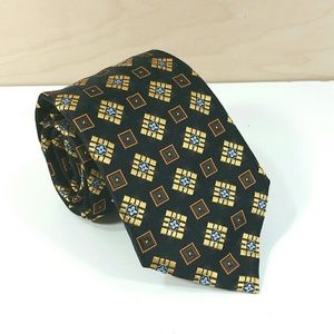 Canali Silk Geometric Neck Tie 59.5 x 3.5 Inches